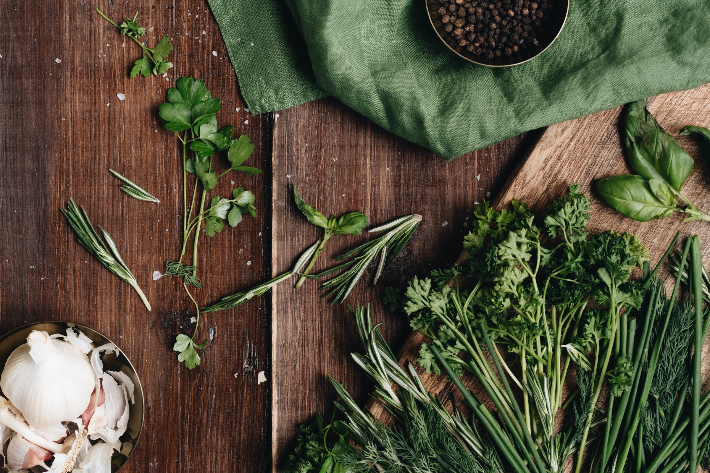 Close-Up Photo Of Green Herbs